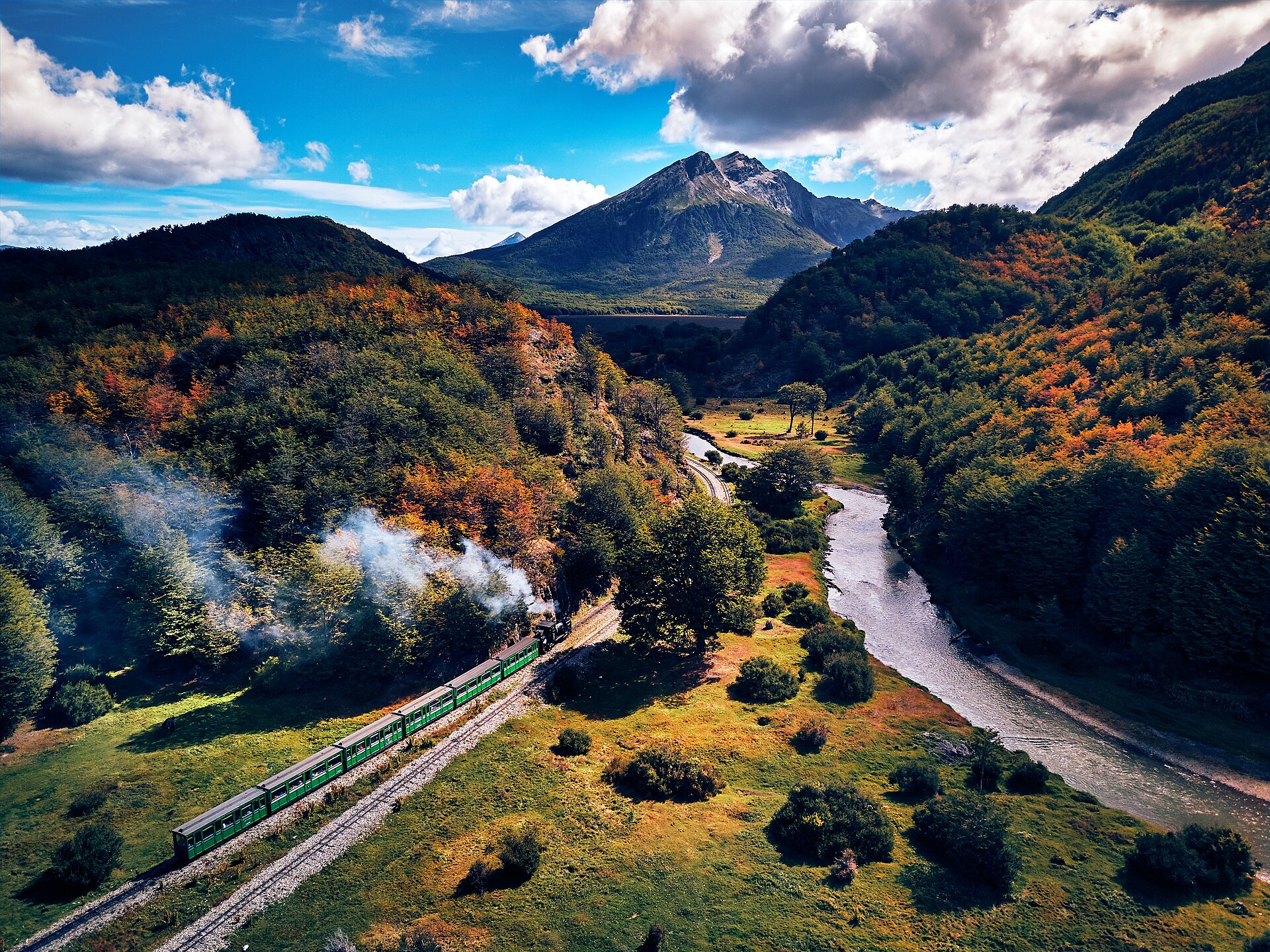 Tren del Fin del Mundo en el Parque Nacional Tierra del Fuego